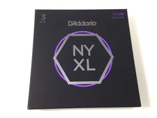 D'Addario Guitar Strings 3 Sets NYXL 1149 Electric Medium 11-49