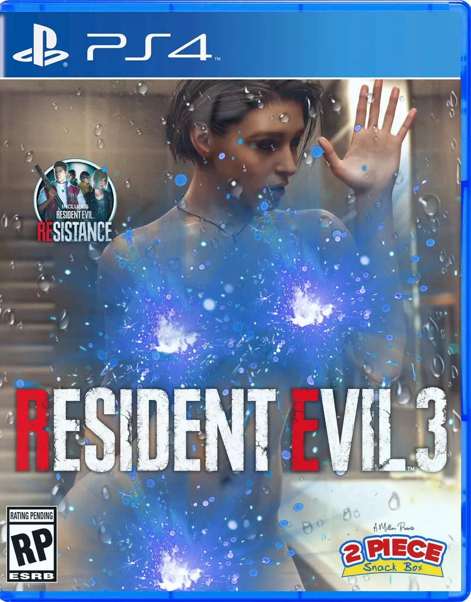 Resident Evil 3 Remake (PS4 Cover Art Only, No Game Included 13388560646