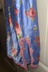 Victoria Secret chemise Slip Sz Large Blue Pink Flowers babydoll Nightie w/Lace — photo 4