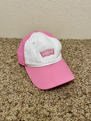 LEVIS pink Youth Snapback baseball cap hat One Size 100% Cotton
