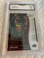 LEBRON JAMES CAVALIERS 2019 PRIZM NBA FINALISTS # 3 GRADED 10 L@@@K