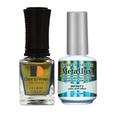 LeChat Perfect Match Metallux Gel Polish + Nail Lacquer *Pick Your Colors*
