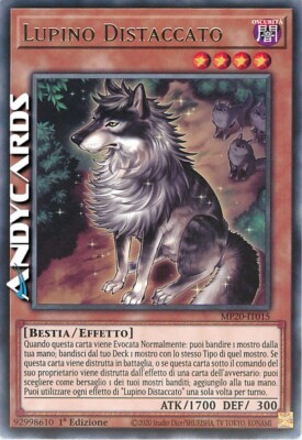 ABGETRENNTER WOLF   (Aloof Lupine)   Rare   MP20 IT015   YUGIOH!   ANDYCARDS