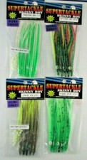 20 Supertackle - 4½" Needlefish Sandlance - High Glow - Army Trucks -  Salmon