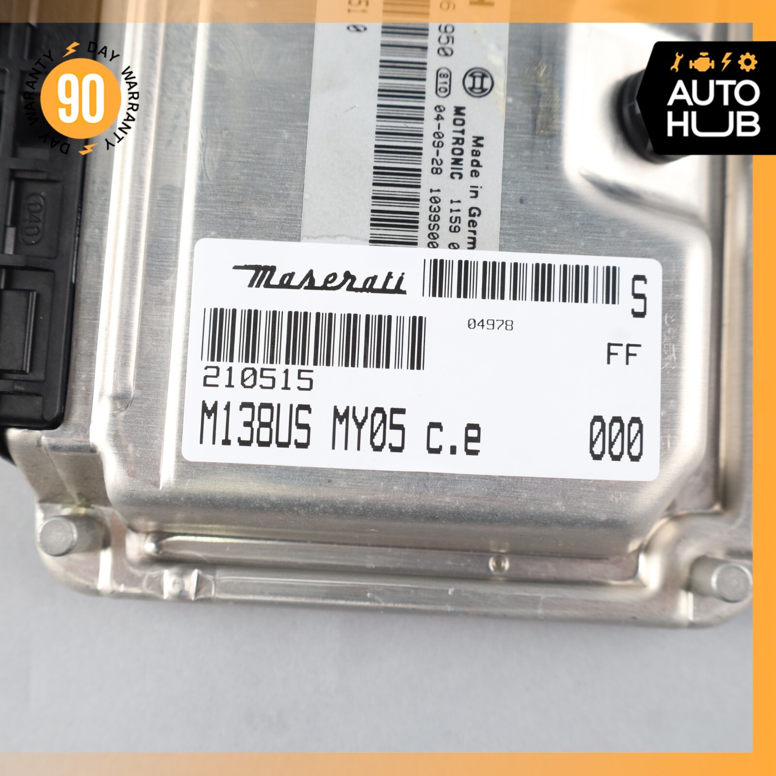 05-07 Maserati M138 4200 Coupe GT 4.2L ECU Engine Control Module Unit OEM 67k
