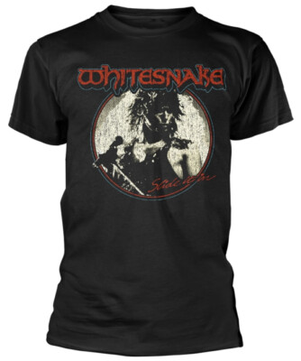Whitesnake 'Slide' (Schwarz) T-Shirt - NEU & OFFIZIELL!