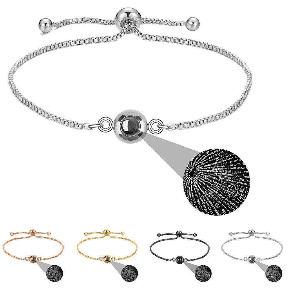 Bracelet that says i love deals you in 100 languages
