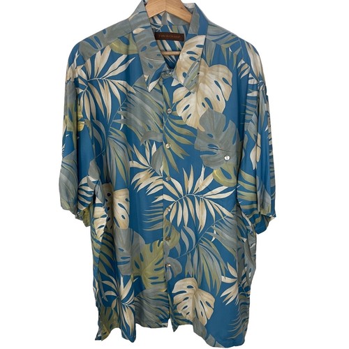 VTG 90s Harley Davidson Tori Richard Silk Hawaiian Shirt VR1000
