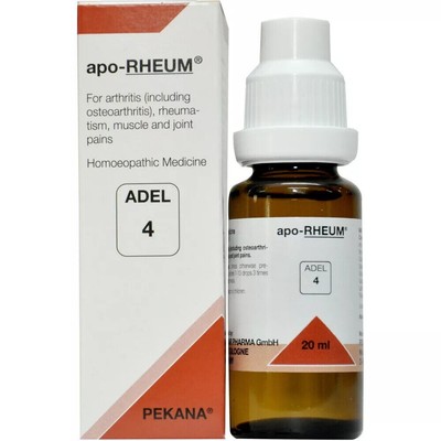 Adel 4 Apo Rheum Drop Homeopathy Remedy 20ml Free Shipping World Wide
