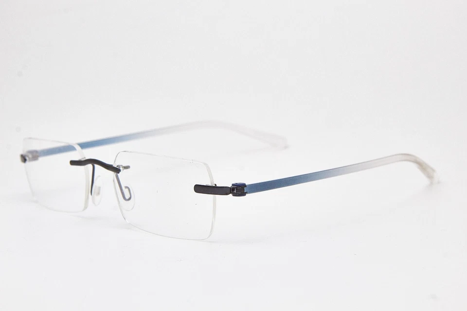 Y2K RODENSTOCK Gafas Sin Montura Hombre R4555 Marco Plástico Foto 3 de 4