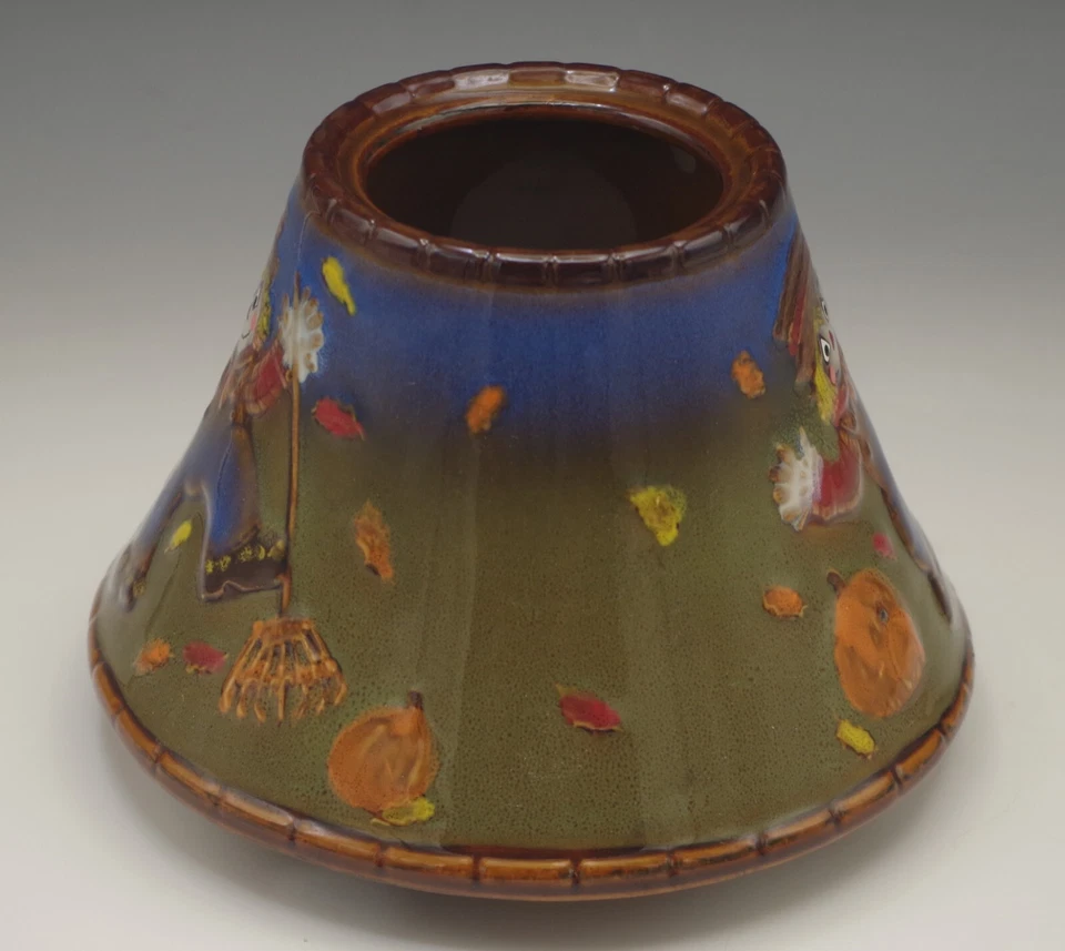 YANKEE CANDLE VINTAGE JACK O LANTERN PUMPKINS CANDLE SHADE TOPPER - Image 2 of 4