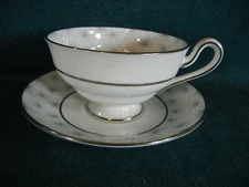 Spode Silver Mist Y7367 Cup and Saucer Set(s)