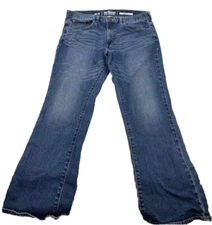 Urban Pipeline Mens Jeans Blue Denim Dark Wash Bootcut Size 36/32 Used Pre-Owned
