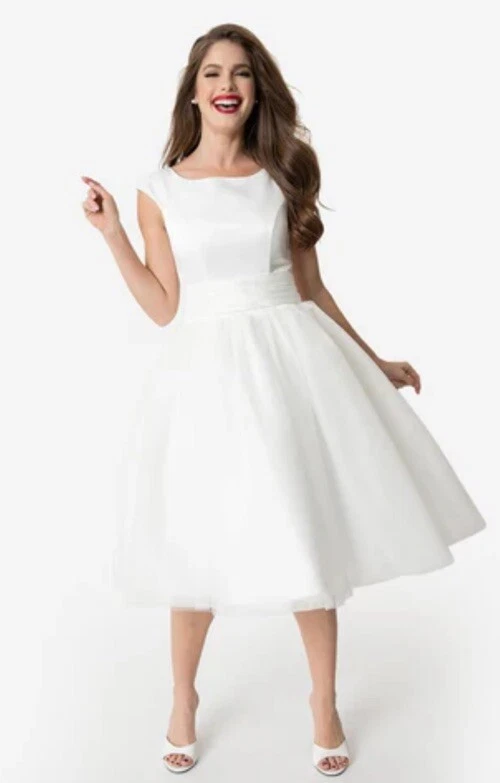 Vintage Tea Length Dress In Bridesmaids' & Formal Dresses for sale | eBay