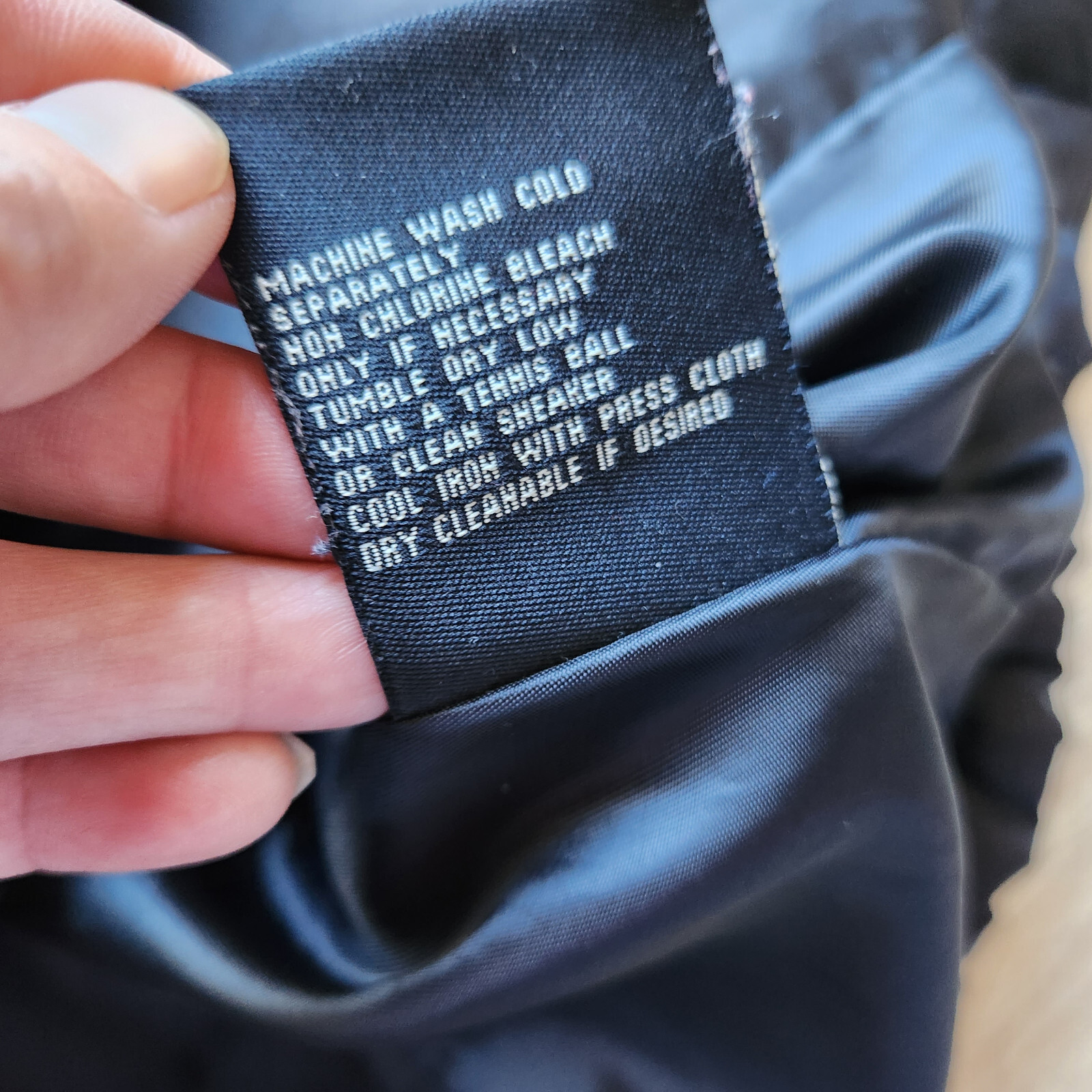 I Madison Expedition Down Puffer Hooded Jacket Ruffle Zip Black Women's S