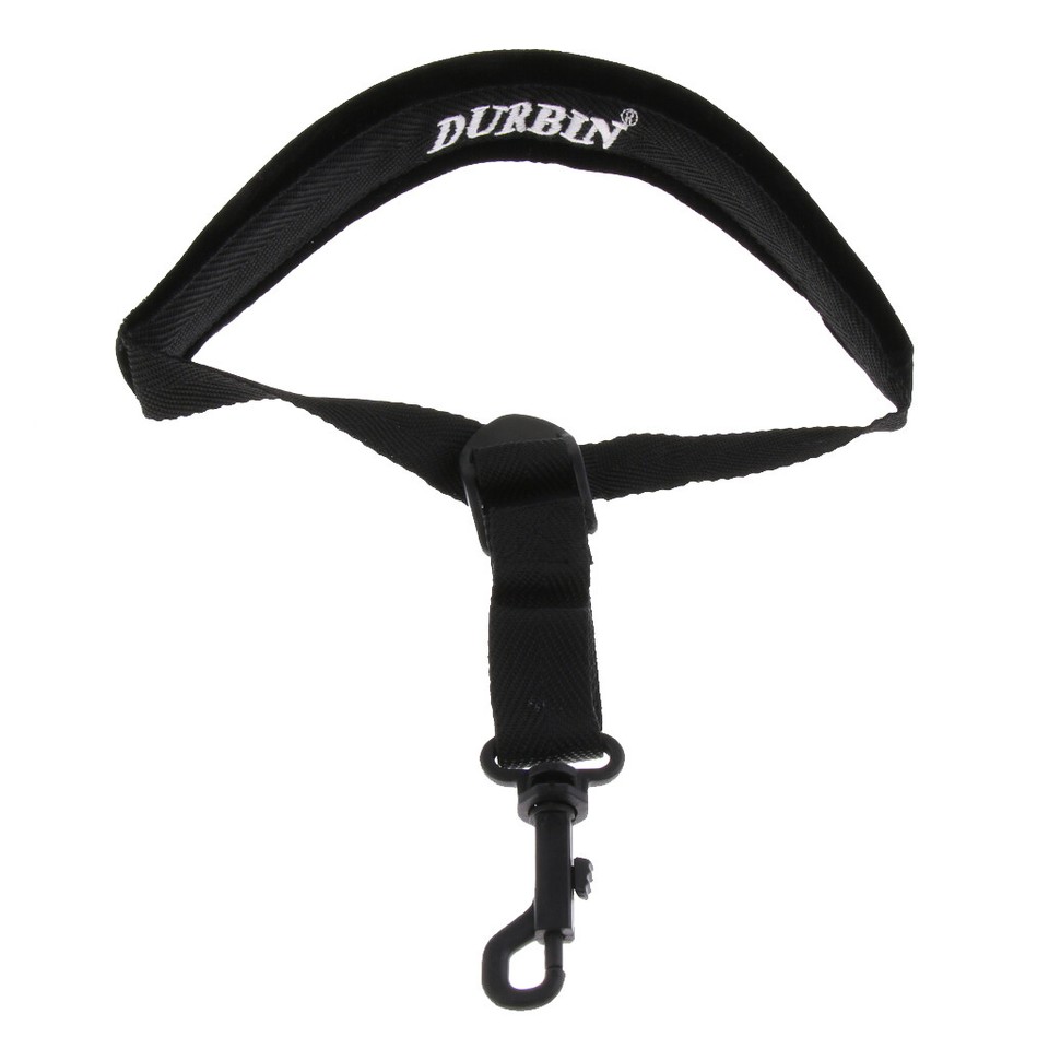 Hiemible Saxophon Halsgurt - Verstellbarer Tragriemen Für Alto & Tenor Sax - Gepolstert Mit Metallhaken