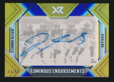 JAYLEN SAMUELS 2018 PANINI XR LUMINOUS ENDORSEMENTS BLUE AUTO ROOKIE RC #/49