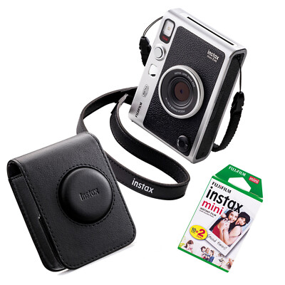 Fujifilm Instax Mini Fuji EVO schwarz EX D hybride Sofortbildkamera - SET