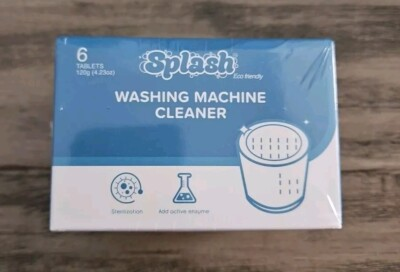 #ad Splash Spotless Washing Machine Cleaner Deep Cleaning All Washers NIP 6 Tablets $19.95