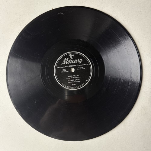 10" 78 RPM-Frankie Laine-Carry Me Back to Old Virginney/Mule Train/Majestic 5345 - Picture 2 of 4