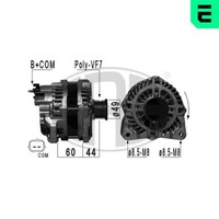 ERA Lichtmaschine Generator 185A 14V FüR Nissan NV400 Bus 2.3 Dci 125 FWD