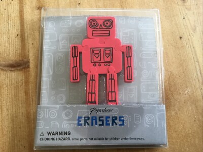 Roboter Neuheit Rätsel Radiergummis Schreibwaren Party Beute Tasche Strumpf Geschenkidee