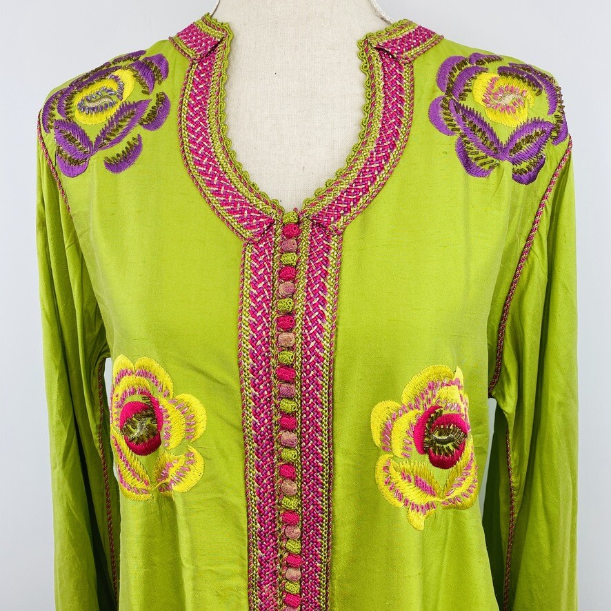 embroidered maxi dress india Embroidered Silk Maxi Dress: Indian Pakistani Bridal Gown, Plus Size
