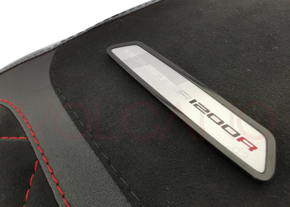 Ducati Monster 1200 R 2016 - 2019 Vulkan Sitzbezug Grau D110C105 - Bild 2 von 3