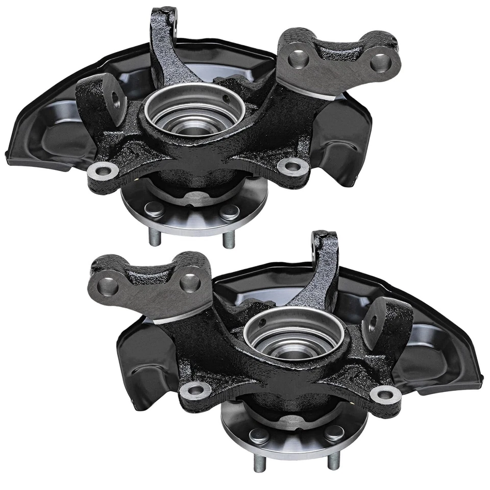 Front Steering Knuckles Hubs Lower Control Arms Ball Joints for Toyota Avalon - Image 4 of 4