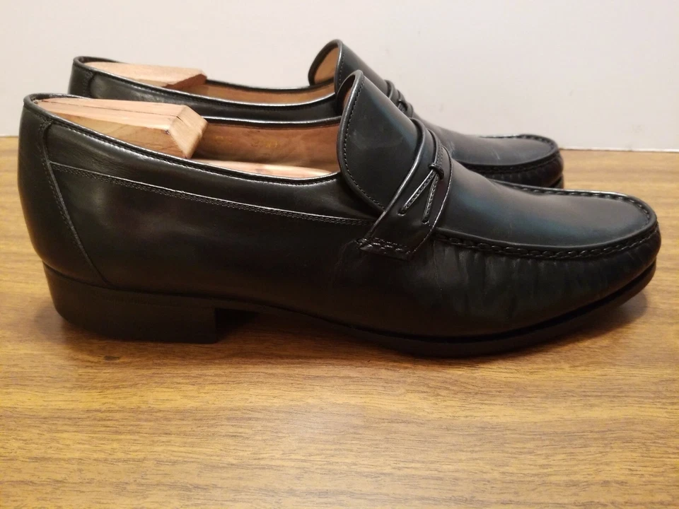 ZAPATOS REGAL EXECUTIVE CLUB TODO CUERO 8.5/D/ NEGRO SLIPON HECHOS EN BRASIL Foto 3 de 4