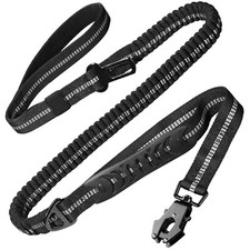 Heavy Duty Dog Leash, 4-6FT Shock Absorbing Dog Leashes with Traffi... Fast Ship