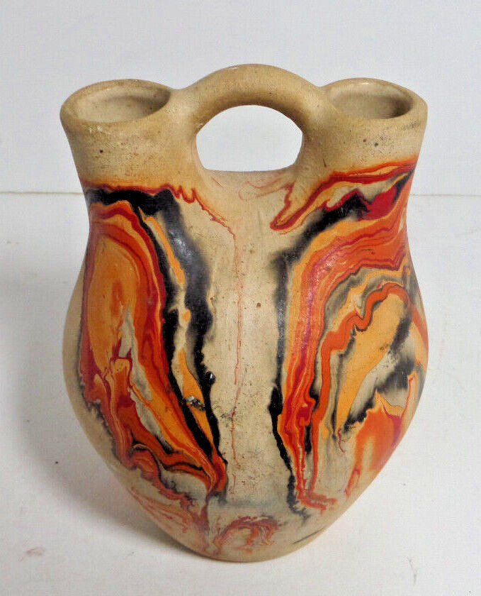 Nemadji indian pottery native clay USA vase vintage | eBay