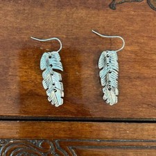 Boho Feather Drop Earrings Vintage Style Dangle Statement Jewelry