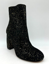 Nanette Lepore Lilly Black Sparkle Zip Up Blo...