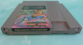 Wizards & Warriors (NES, 1987) Acclaim Nintendo Video Game & Manual TESTED WORKS