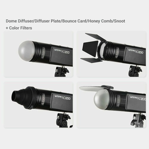Godox V1-S TTL HSS Round Head Camera Flash Light + AK-R1 Accesory For Sony - Picture 9 of 12