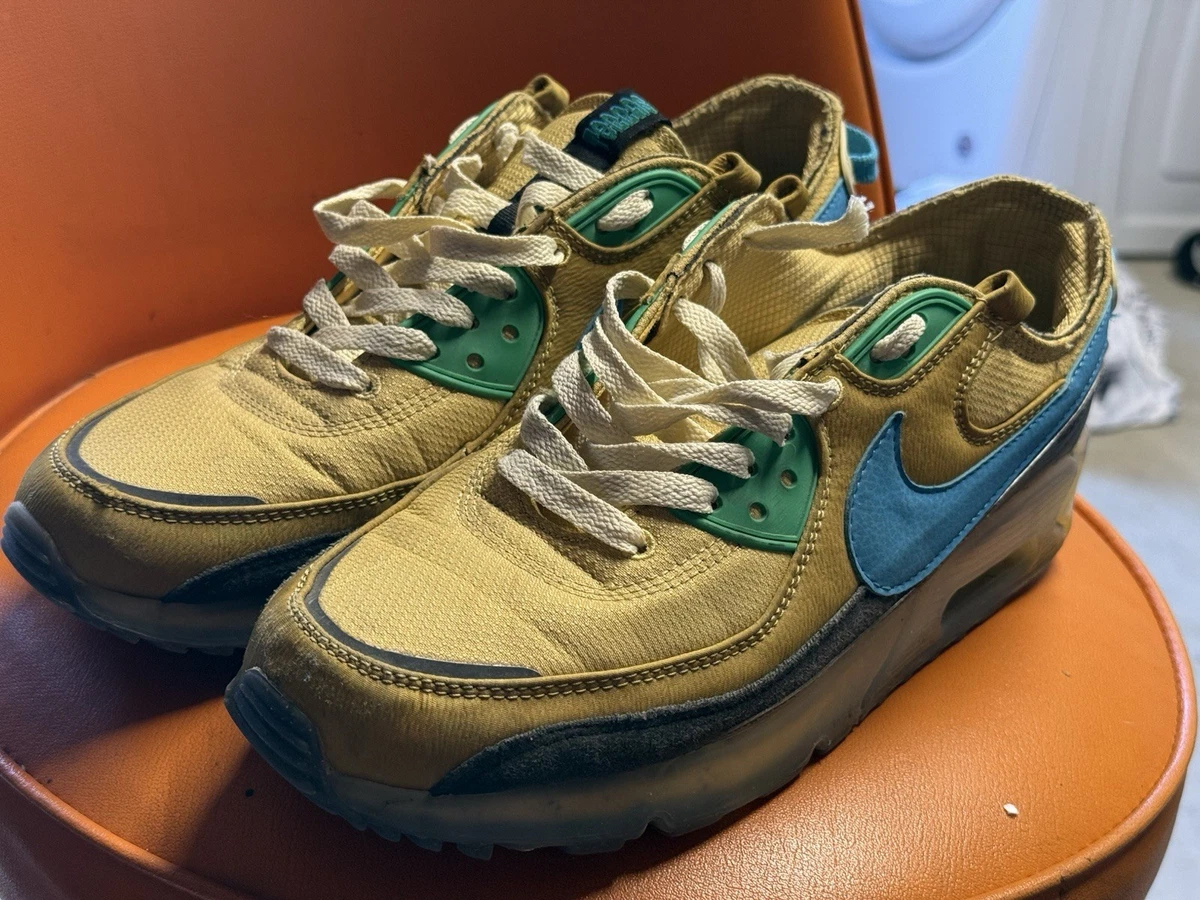 Nike Air Max Terrascape 90 Wheat Gold Blue Lightning for Sale