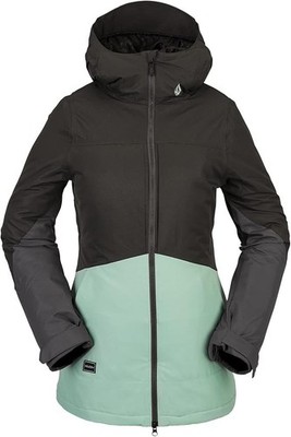 Volcom Damen Strayer Ins Jacke isoliert - SCHWARZ GRÜN REFB32B4