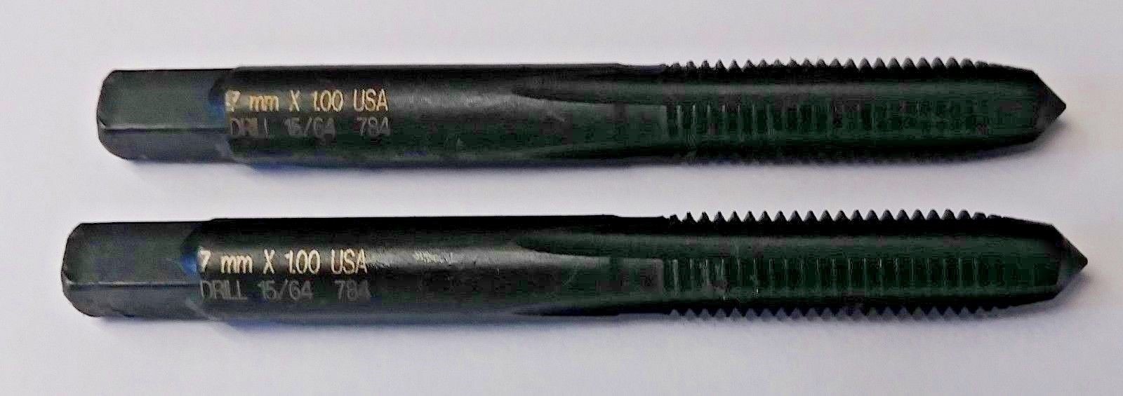 Bosch 1609445718 7mm x 100 Plug Tap Black Oxide USA (2 Pieces) #T37