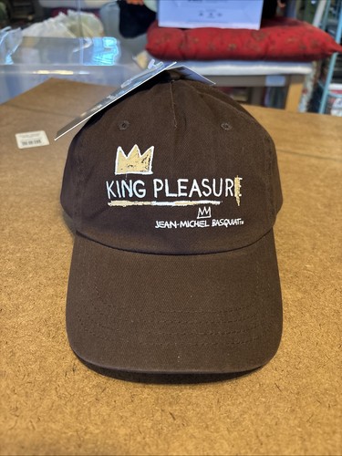 NEW! JEAN-MICHEL BASQUIAT x Cotton On KING PLEASURE Dad Hat Cap Brown One Size