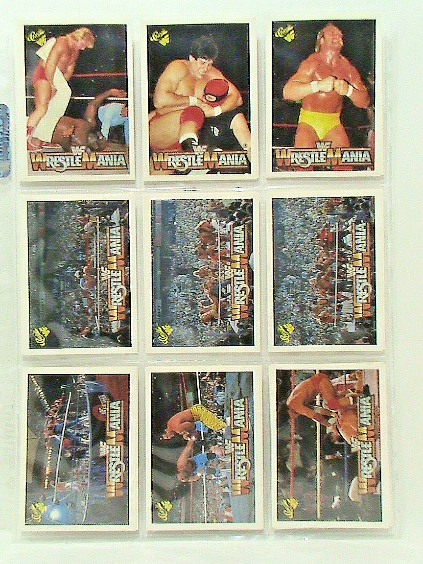 1990 WWF Classic Cards The History of Wrestlemania Set of 150 Hogan Macho Andre