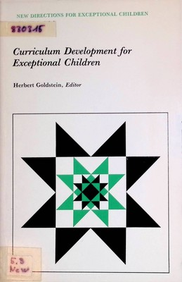 Curriculum Development for Exceptional Children New Directions for Exceptional C