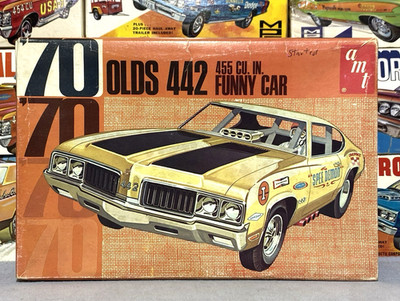 AMT 1970 OLDSMOBILE CUTLASS 442 3in1 F/C #Y736-200 MPC RARE UNBUILT COMPLETE KIT