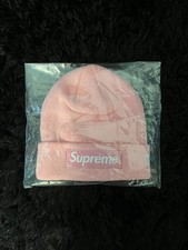 NEW IN BAG Supreme Box Logo Dusty Pink Beanie FW24 FAST SHIPPING