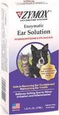 Enzymatic Ear Solution with 0.5-Percent Hydrocortisone, for Dog & Cat, 1.25 Oz