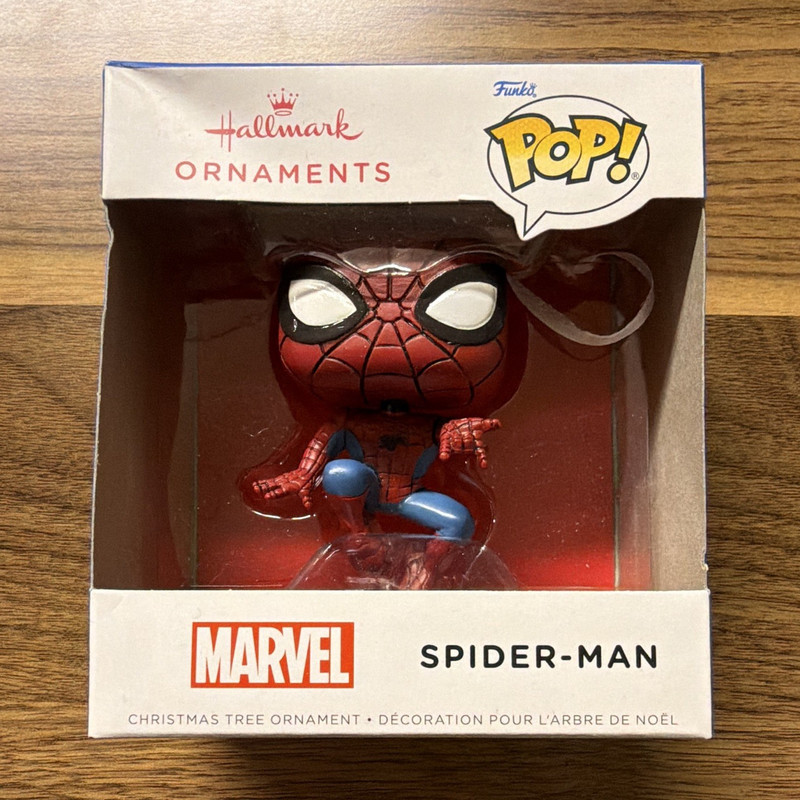 Hallmark Funko POP! Marvel Spider-Man Christmas Hanging Ornament 3HCM1102