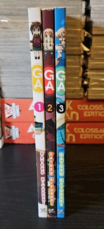 Manga GA Geijutsuka Art Design Class Vol 1-3 Bundle English Volumes
