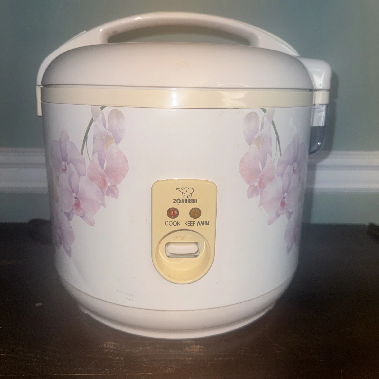 VTG Zojirushi Electric Rice Cooker Warmer NRC-10 10 Cup Floral Japan Cup Tested