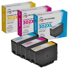 LD Reman Epson 302XL 302 XL HY Ink CMY Color Set for Expression Premium XP-6000