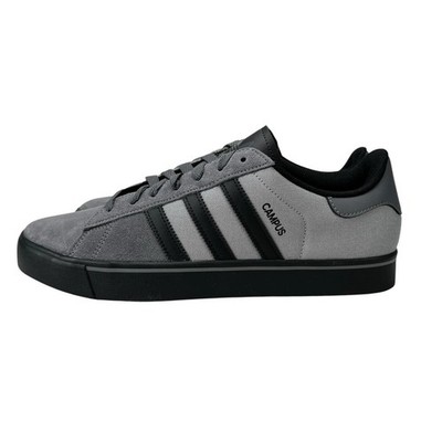 Adidas Campus Vulc Black Grey Shoes Men's JQ6359 New